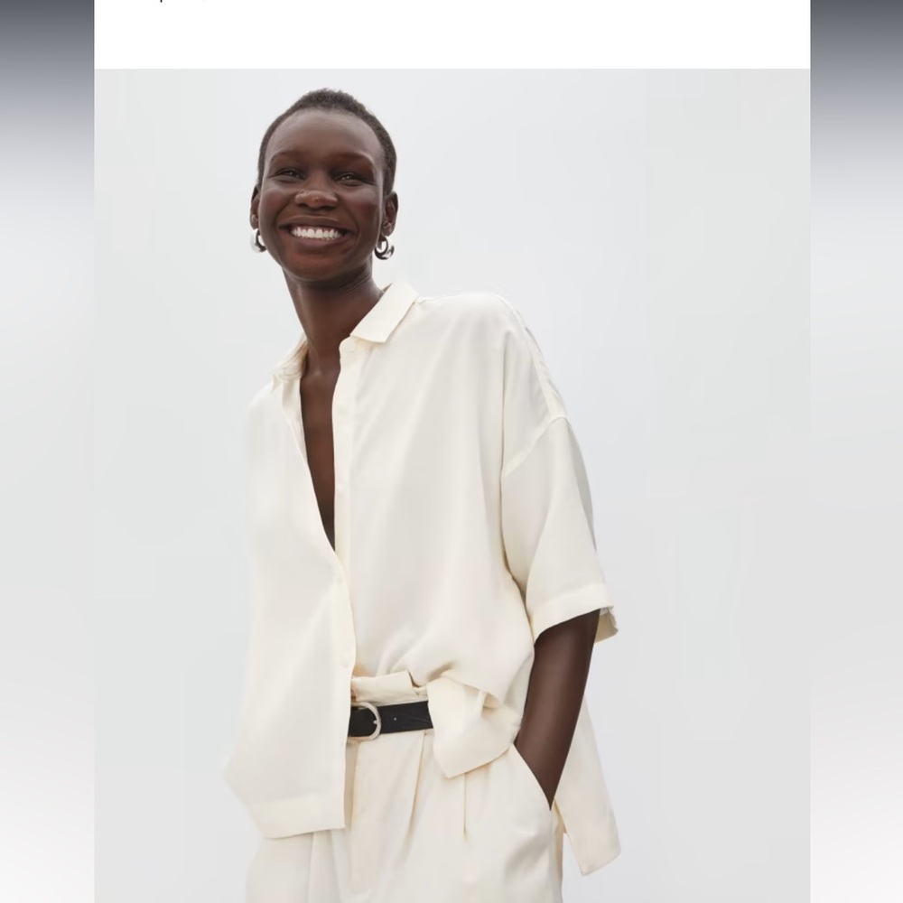 Everlane The Drapey Square Shirt